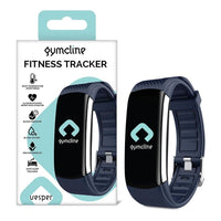 Gymcline Vesper Fitness Tracker with Body Temperature Monitoring, Navy