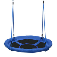 HOMCOM Round Swing Kids Game Spin Rope Playground Steel 100cm Playroom