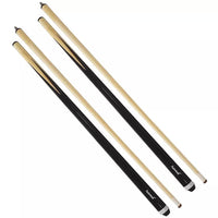 
              2 piece 57 Inch Wood Snooker Pool Cues Billiard Sticks Set 19oz
            