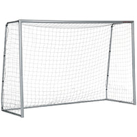 SPORTNOW 10ft x 6.5ft Football Goal, Simple Set Up Football Training Net