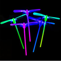 20-50Pcs LED Bamboo Dragonfly Outdoor Kids Toys Birthday Party Supplies Kindergarten Back to School Gifts Carnival Party Favor