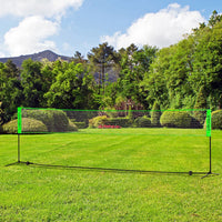 
              SPORTNOW Badminton Net Set, Height Adjustable Net for Pickleball, Volleyball
            