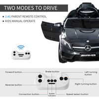 
              Mercedes Benz GLA Licensed 6V Kids Ride On Car with Remote Light Music Black
            