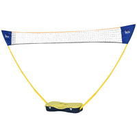 
              Foldable Badminton Net Set w/ 2 Pairs of Rackets 2 Nylon Shuttlecocks HOMCOM
            