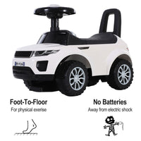 
              HOMCOM 3-in-1 Ride On Car Foot To Floor Slider Toddler with Horn Steering WHITE
            