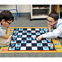 
              SOKA Chess & Checkers Giant Board Game Playmat Entertainment for Kids
            