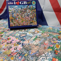 Mike Jupp I Love GB Too! 1000 Piece Jigsaw Puzzle