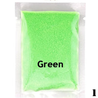 
              2X Colorful Fluorescent Super Luminous Particles Glow Pigment Bright Glow Sand Glow in the Dark Sand Kids DIY Toys
            