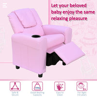 
              HOMCOM Kids Recliner Armchair Games Chair Gaming Children Seat Girls Boys Sofa PINK
            