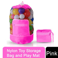 
              Doodle Nylon Toy Storage Bag and Play Mat PINK
            