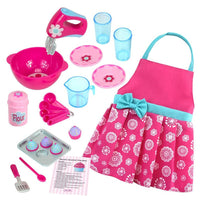 
              Sophia's 18 inch Baby Doll Baking Cake Making Playset Mixer Apron & 18 Pretend Accessories
            