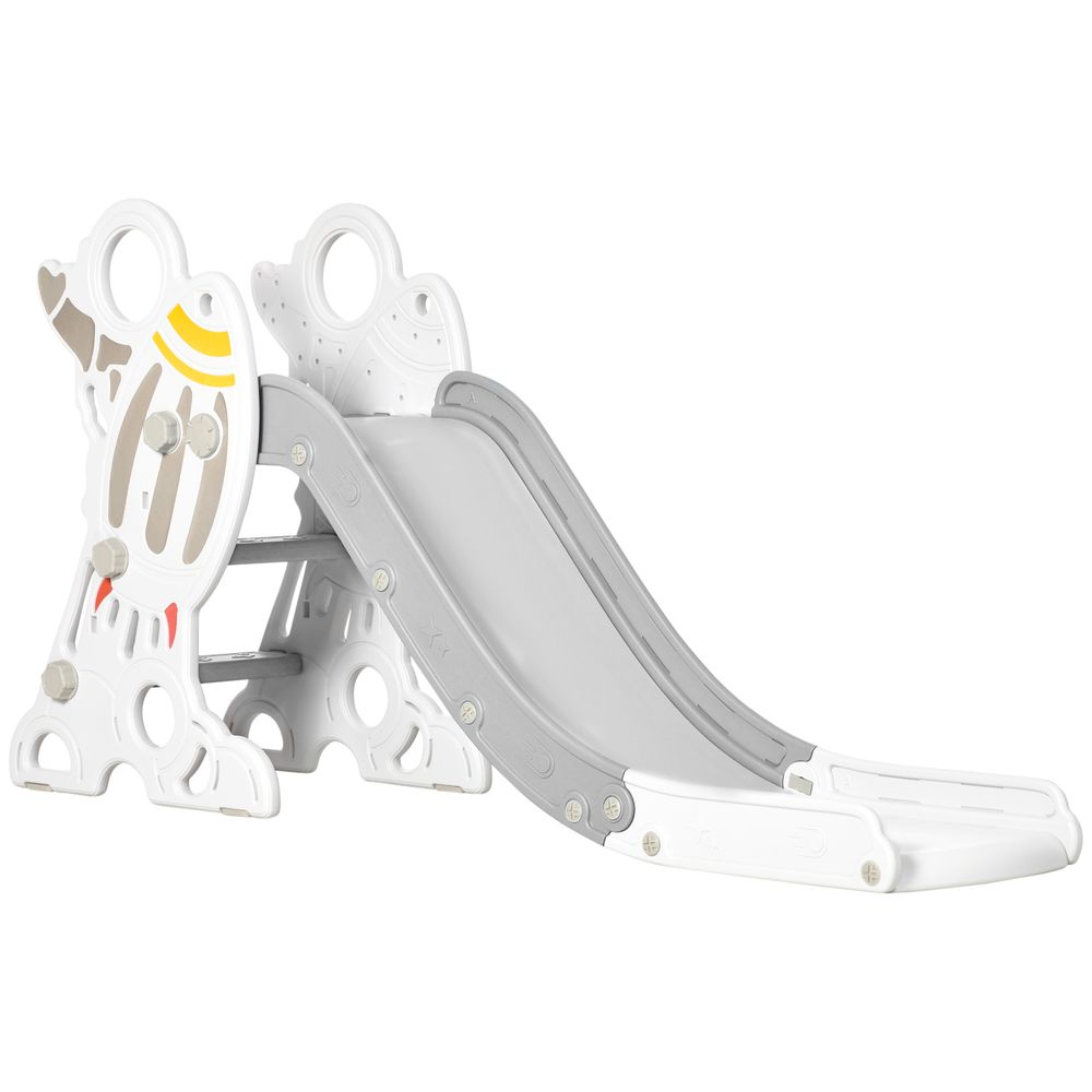 AIYAPLAY Baby Slide Freestanding Slide for Kids 1.5-3 Years Space Theme Grey