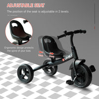 HOMCOM Baby Kids Children Toddler Tricycle Ride on Trike with 3 Wheels Black