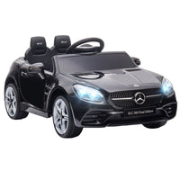 Mercedes Benz SLC 300 12V Kids Electric Ride On Car with Remote Control Music BLACK