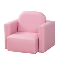 
              HOMCOM Kids Mini Sofa 2 In 1 Table Chair Set Children Armchair Seat Girl Boys
            