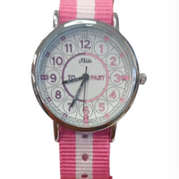 Relda Time Teacher Girls Childrens Analogue Nylon Strap Watch REL111 NEEDS BATTERY