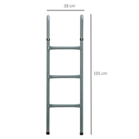 
              Outsunny Trampoline Ladder Replacement Spare Step Suitable for 12ft and 14ft
            