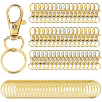 
              100pcs Gold Silver Keyring DIY Keychain Split Rings Keyfob Key Rings Key Chain Key Pendant Ring Stainless Steel Ring
            