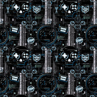 
              Arthouse Gaming Glitch Charcoal Blue Wallpaper 923900 - Childrens Kids Gamer
            