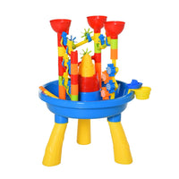 Water Table 30 pcs Waterpark Beach Toy Set Outdoor Sand Playset