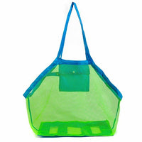 Doodle Extra Large Mesh Toy Bag, 45cm x 30cm x 45cm - Green/Blue