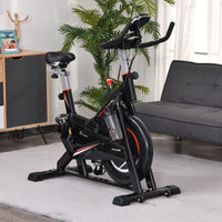 
              HOMCOM Indoor Cycling Bike Upright Stationary 10kg Flywheel Exercise Bike
            