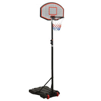 vidaXL Basketball Stand White 216-250 cm Polyethene