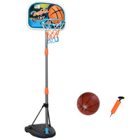 Ultimate Kids Basketball Set Hoop Ball Pump Adjustable Height Fillable Base 3-8 Yrs