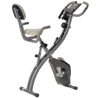 
              HOMCOM 2-In-1 Upright Exercise Bike 8-Level Adjustable with Pulse Sensor Grey
            