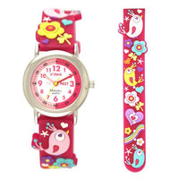 Ravel Children Girls 3D Cartoon Time Teacher Watch Summer Tweets R1513.92