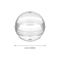 
              50/100Pcs Shell Fillable Round Balls Clear Fiber Capsules Bath Toys Multi-purpose Empty Kids Claw Machines for
            