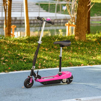 
              HOMCOM Folding Electric Scooter with Warning Bell for Ages 4-14 Years PINK
            