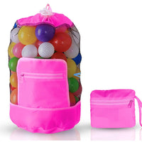 Doodle Nylon Toy Storage Bag and Play Mat PINK