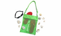 
              Set of 4 Beach Shell Bags for Kids Colorful Mesh Beach Bags Kids Sea
            