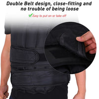 
              10KGS Adjustable Weight Vest Running Gym Training Weight Loss Black
            