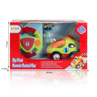 SOKA My First Remote Controlled Car for Toddlers with Light and Sound Green