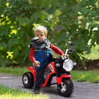 HOMCOM Kids 6V Electric Motorcycle Ride-On Toy Battery 18 - 36 Months Red