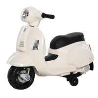 
              Vespa Licensed Kids Ride On Motorcycle 6V Battery Powered Electric Toys for Ages 18-36 Months WHITE
            