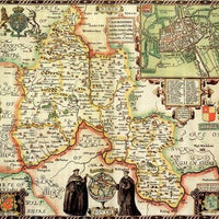 Oxfordshire Historical Map 1000 Piece Jigsaw Puzzle (1610)