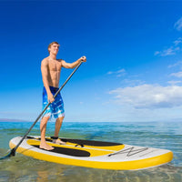 
              Outsunny 10ft Inflatable Paddle Stand Up Board Adjustable Paddle Non-Slip Deck Board
            