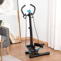 
              HOMCOM Adjustable Twist Stepper Step Machine For Home Gym Aerobic Workout
            