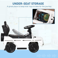 
              MERCEDES Benz G350 Ride-on Sliding Car Floor Slider Stroller Kids Vehicle White
            