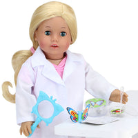 Sophia's 18 inch Baby Doll Biologist Outfit and Science Lab Playset Toy