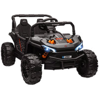 AIYAPLAY Kids Ride on Car, 12V Electric Truck w/ Horn Lights USB