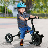 HOMCOM Baby Kids Children Toddler Tricycle Ride on Trike with 3 Wheels Black