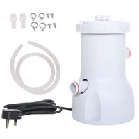 
              Outsunny Swimming Pool Filter Pump with Cartridge for 13'-15' Above Ground Pools
            