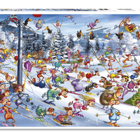 Ruyer - Christmas Skiing 1000 Piece Jigsaw Puzzle