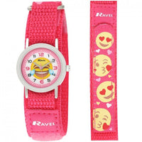 
              Ravel Children Velcro Nylon Watch Available Multiple Colour & Design R1507
            