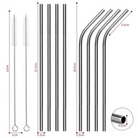 
              VINSANI STAINLESS STEEL STRAWS 0009023
            