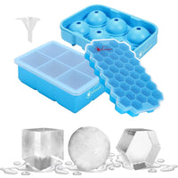 
              VINSANI 3 PACK SILICONE ICE TRAYS
            